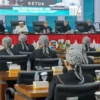 DPRD Kota Bogor saat menggelar rapat paripurna HJB ke-543. (Foto: Humpropub DPRD Kota Bogor)