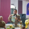 Ketua DPRD Kota Bogor, Adityawarman Adil menyampaikan sejumlah kinerja dihadapan awak media. (Foto: Humpropub DPRD Kota Bogor)