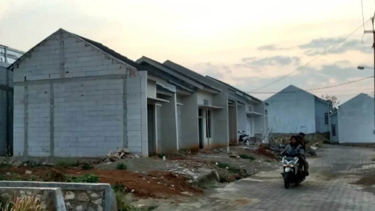 Ilustrasi pembangunan rumah subsidi di Jabar