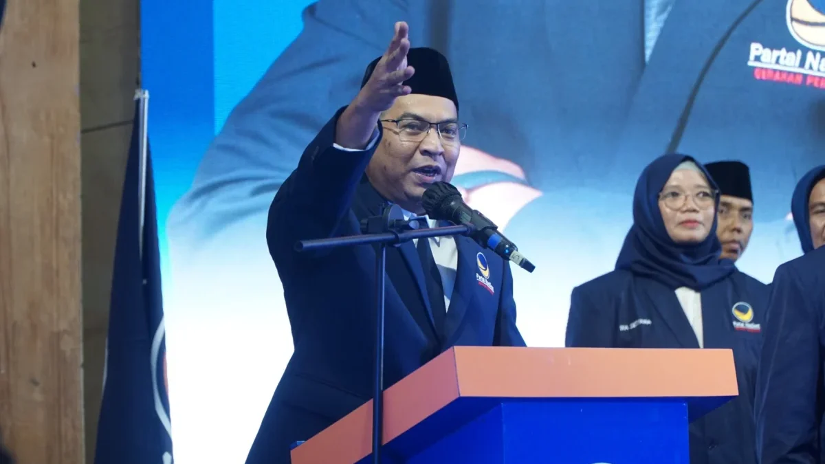 Baru Dilantik, Ivan Ade Sofiyan Dorong Konsolidasi NasDem Menuju Pemilu 2029 Ivan Ade Sofiyan Targetkan 7 Kursi DPRD Cimahi untuk NasDem di Pemilu 2029. (Istimewa)