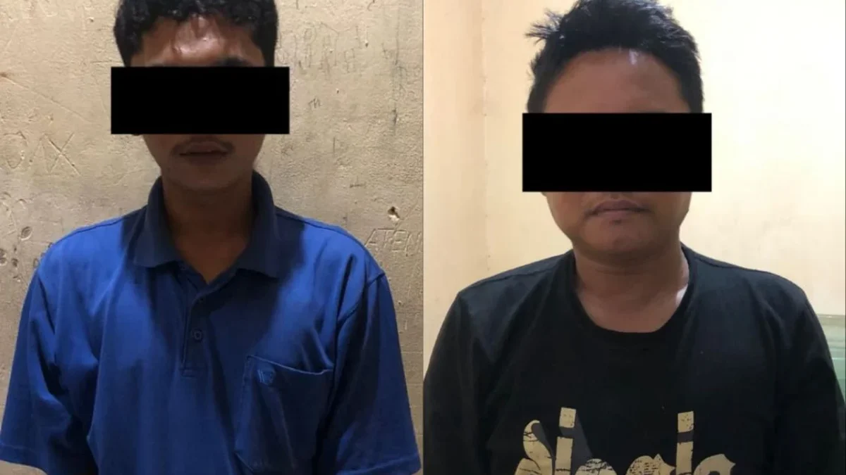 Gara-Gara Utang, Remaja di Baleendah Dikeroyok Sampai Kritis! 2 Pelaku Diciduk AS alias Apis dan GG berhasil ditangkap setelah melakukan penganiayaan kepada remaja hingga alami kritis di Baleendah, Kabupaten Bandung. Foto Istimewa