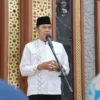 Wali Kota Cimahi, Ngatiyana saat Sambutan dalam Tafakur Jelang HUT Kota Cimahi (mong)