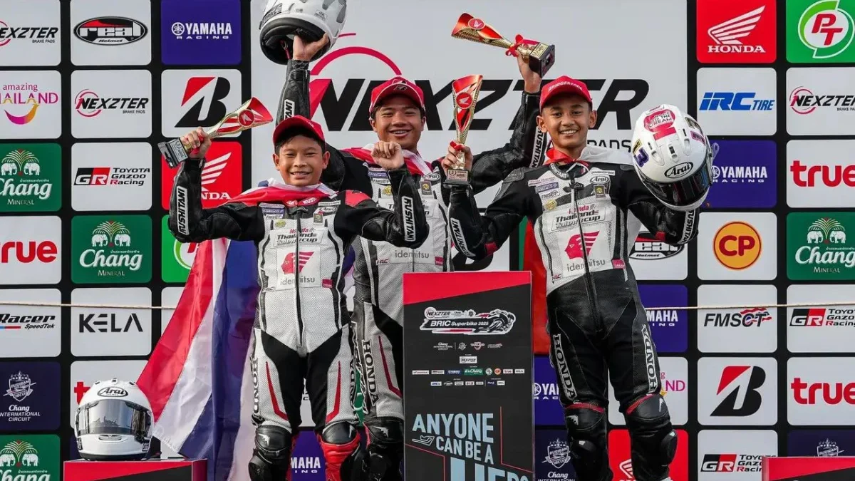 Melaju Kencang, Pebalap Binaan Astra Honda Kibarkan Merah Putih di Thailand dan Italia
