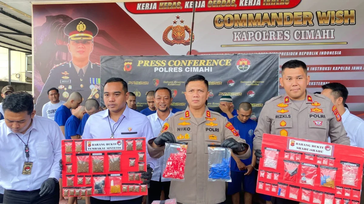 Polres Cimahi Berhasil Ungkap Kasus Narkotika di Wilayah Hukum KBB dan Cimahi (mong)