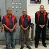 Ist. Para tersangka dugaan tindak pindana korupsi Pramuka Kota Bandung saat ditetapkan sebagai tersangka oleh Kejati Jabar. Istimewa.