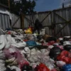 Pemulung memilah sampah botol plastik di tumpukan sampah di Pasar Cihaurgeulis, Jalan Suci, Kota Bandung belum lama ini. Foto: Dimas Rachmatsyah / Jabar Ekspres