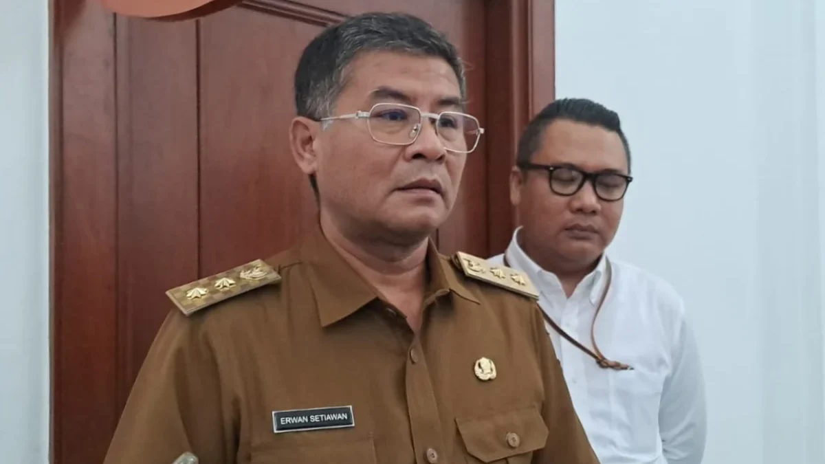 Wagub Erwan Setiawan saat ditemui di Gedung Sate, Senin (30/6)