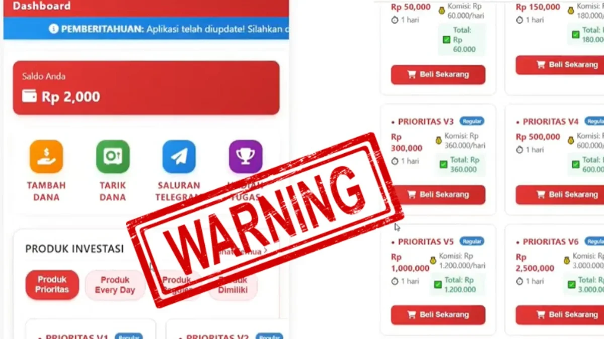 Aplikasi Droplix Terindikasi Scam