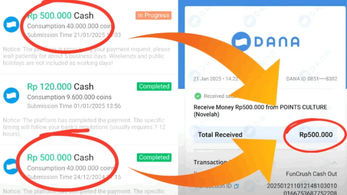 Trik Rahasia Dapat Uang Rp500.000 Pakai Aplikasi Penghasil Uang Viral 2025