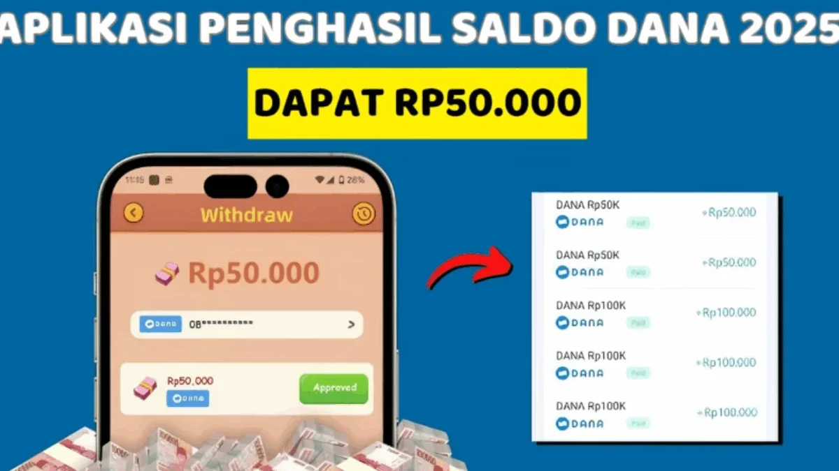 Tukar Koin di Aplikasi Penghasil Uang 2025 Berhasil Dapat Rp50.000 Langsung Cair