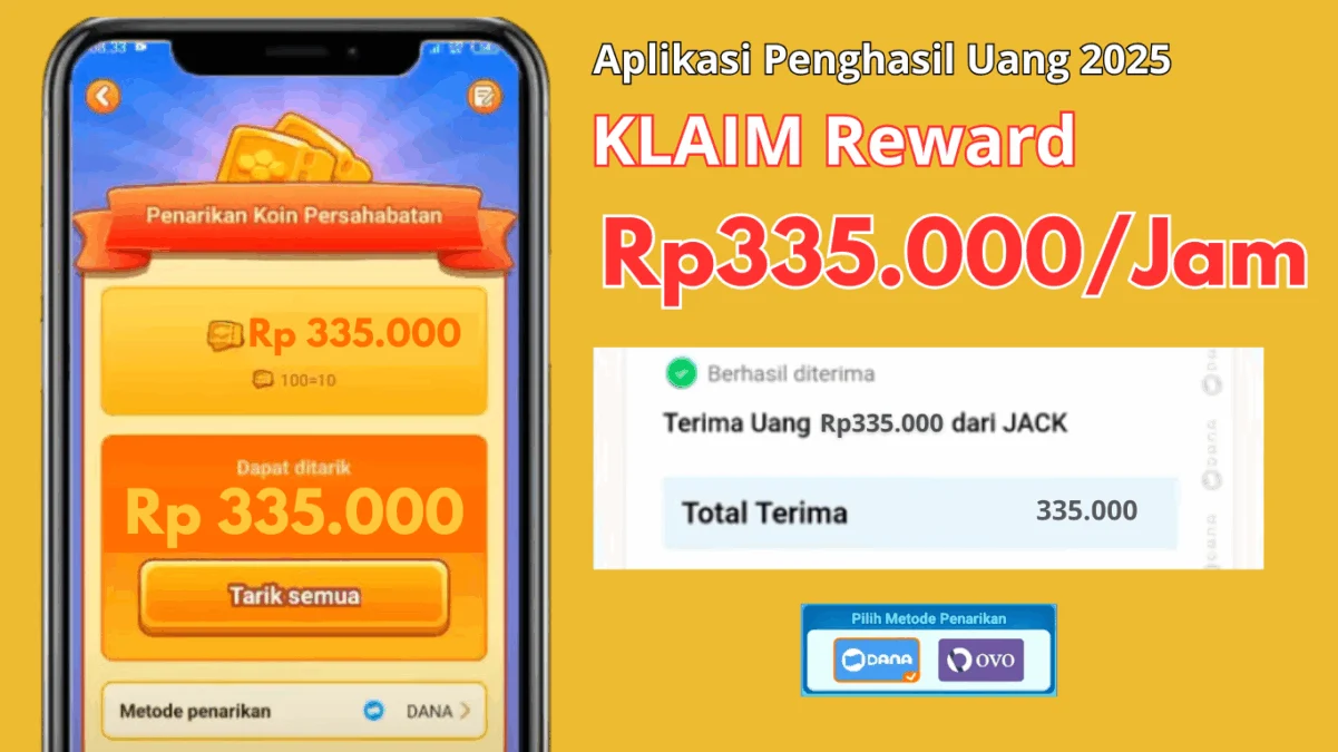 1 Jam Nonton Video Terima Reward Rp335.000 Melalui Aplikasi Penghasil Uang 2025 1 Jam Nonton Video Terima Reward Rp335.000 Melalui Aplikasi Penghasil Uang 2025
