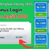 Bonus Login Rp50.000 untuk Pengguna Baru Aplikasi Penghasil Uang 2025 Berikut Ini