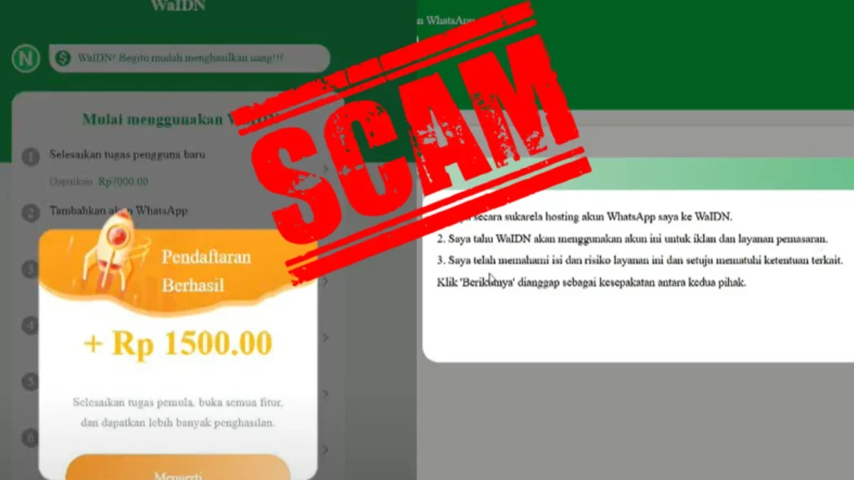 Bongkar Modus Aplikasi WaIDN