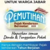 Ilustrasi pemutihan pajak kendaraan bermotor 2025 di Jabar