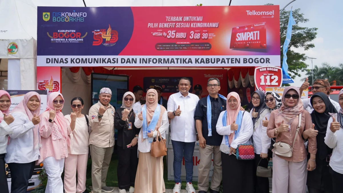 Diskominfo Tawarkan Layanan Telekomunikasi dan Wifi Publik Gratis di Kabogorfest 2025 Diskominfo Tawarkan Layanan Telekomunikasi dan Wifi Publik Gratis di Kabogorfest 2025