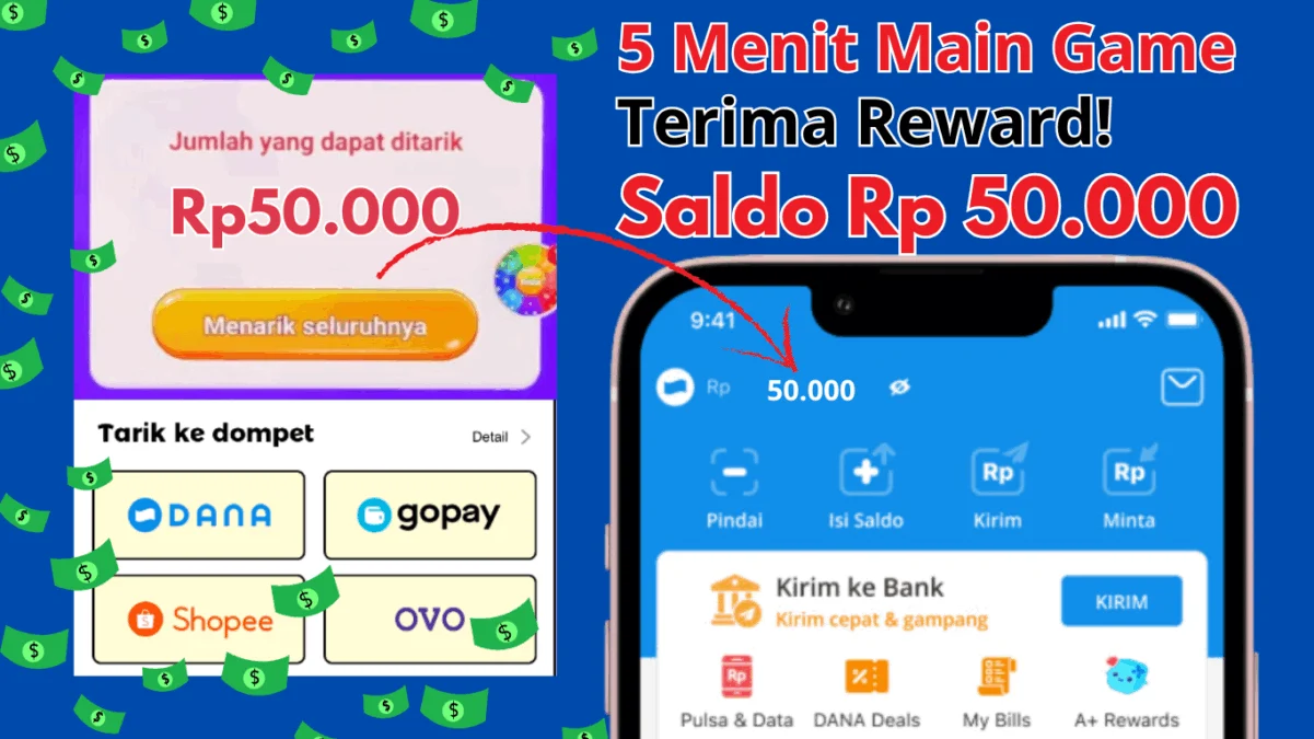 Dalam 5 Menit Terkumpul Saldo Rp50.000 dari Game Penghasil Uang Viral 2025