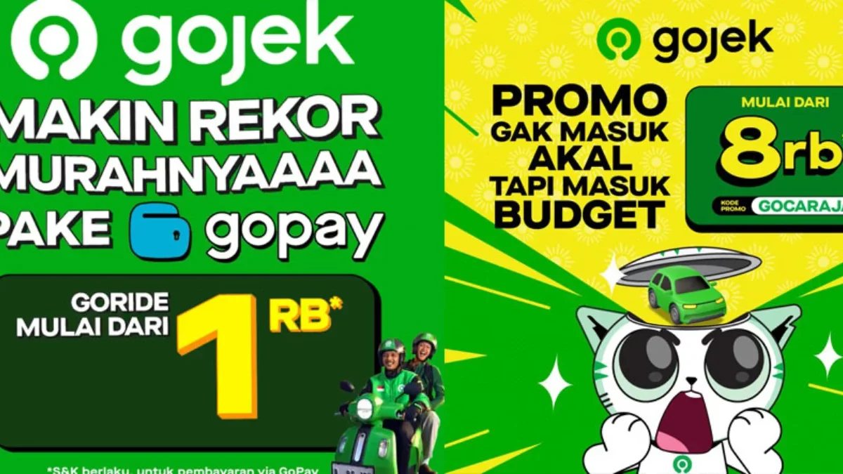 Kode Promo Gojek, Goride, Gocar, Gosend, dan Gofood Juli 2025
