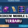 Klaim 9 Kode Redeem ML Terbaru Hari ini