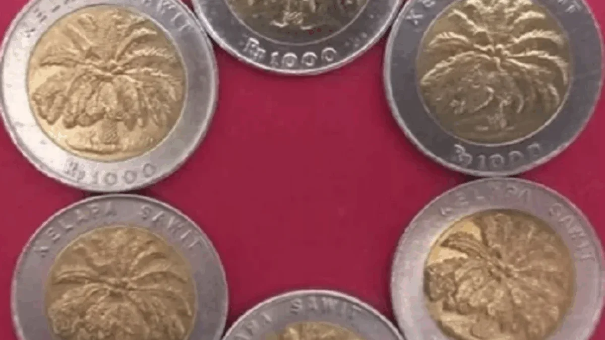 Harga Jual Terbaru Koin Kuno Rp1000 Kelapa Sawit yang Diburu Kolektor, Bisa Tembus Rp25 Juta?