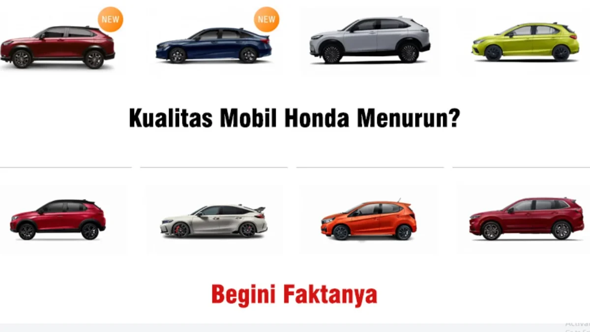 Kualitas Mobil Honda Menurun