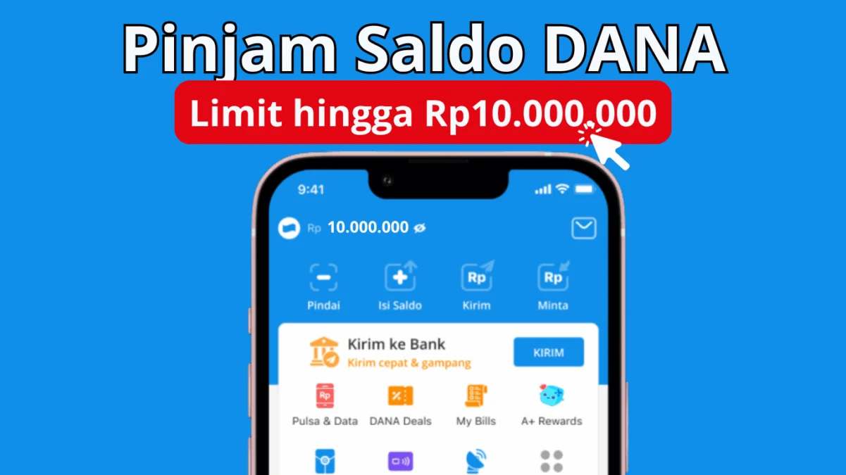 Butuh Dana Darurat? Begini Cara Pinjam Saldo DANA Limit hingga Rp10 Juta Tanpa Ribet!