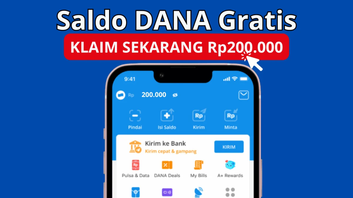 Link DANA Kaget Berisi Saldo Gratis Rp200.000 Link DANA Kaget Berisi Saldo Gratis Rp200.000