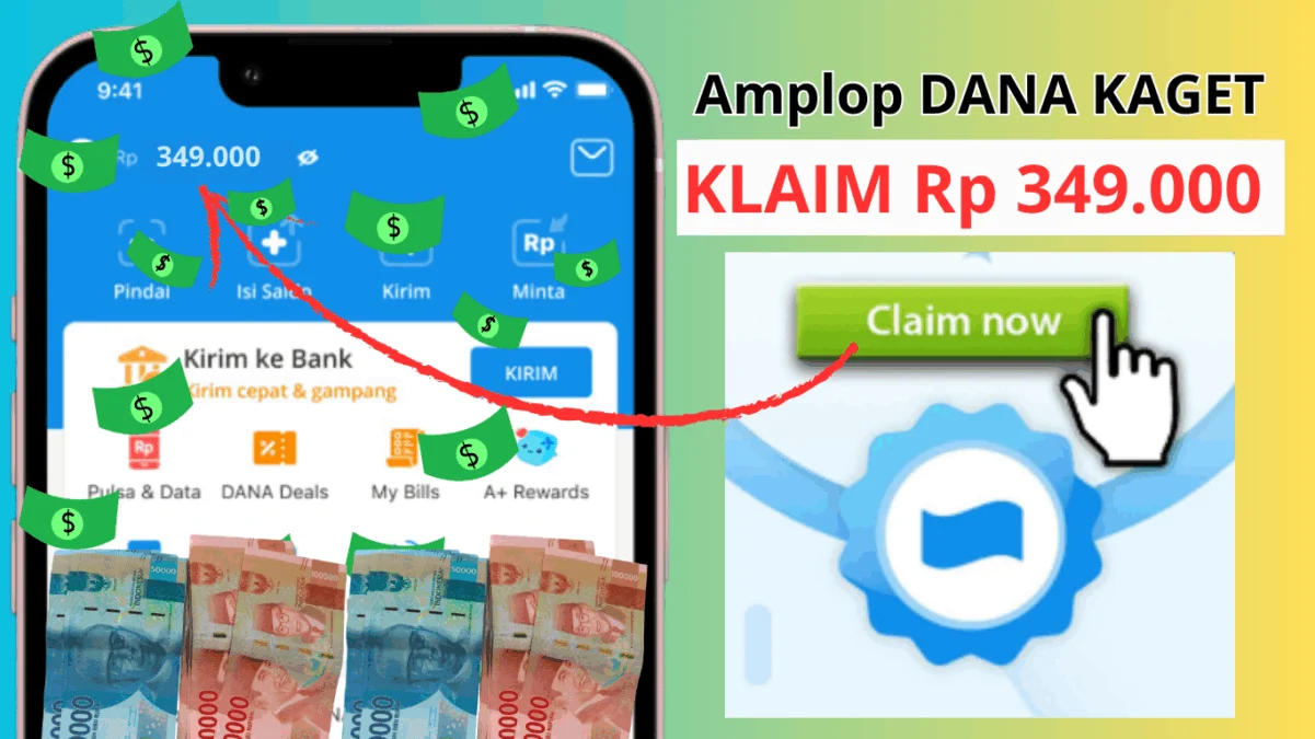 Segera AMBIL Saldo DANA Gratis Rp349.000 di Amplop Ini