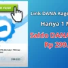 Modal 1 Menit untuk Klik Amplop Saldo DANA Gratis Rp299.023