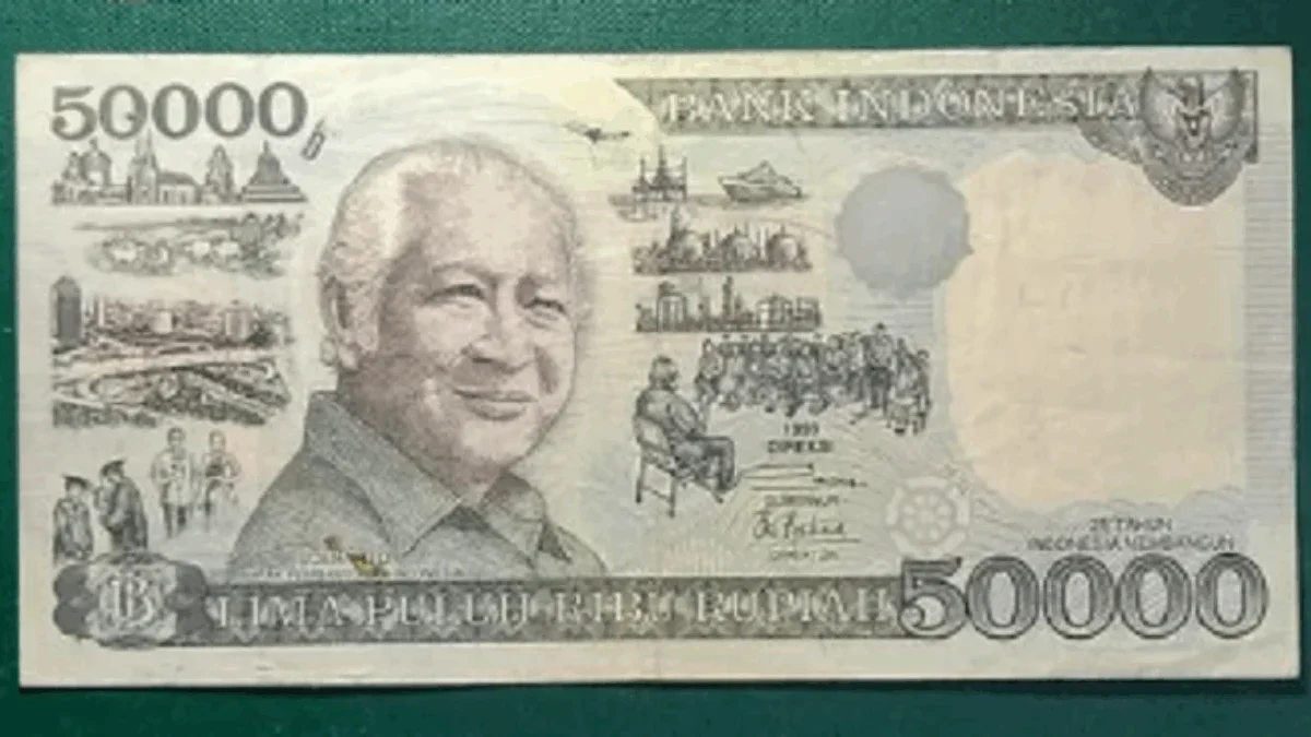 Punya Uang Kuno Rp 50.000 Soeharto 1993, Nilainya Sekarang Bikin Melongo!