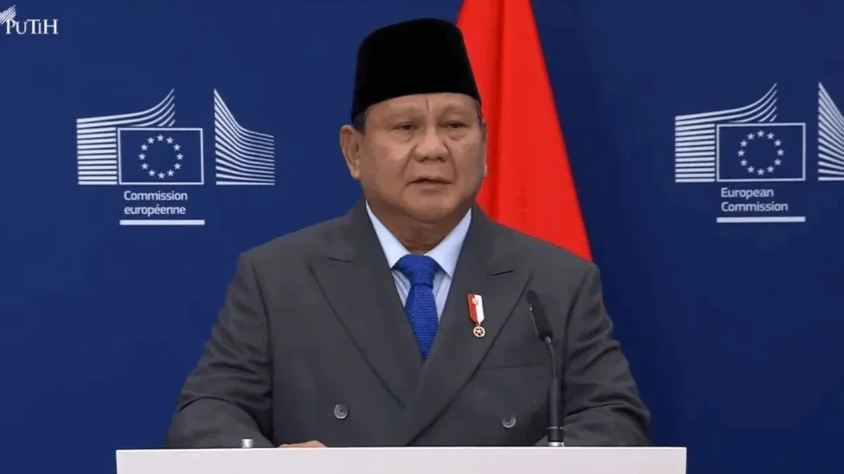Presiden Indonesia Prabowo Subianto. (Foto/ANTARA)