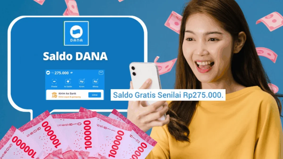 Ini Cara Baru Dapat Saldo DANA Gratis Rp275.000 Cuma Modal Internet Ini Cara Baru Dapat Saldo DANA Gratis Rp275.000 Cuma Modal Internet