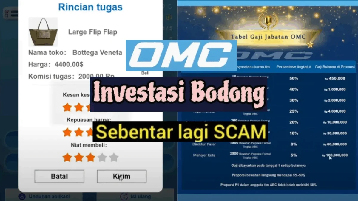 Terbongkar! Modus Busuk Aplikasi OMC, Siap-Siap SCAM Total
