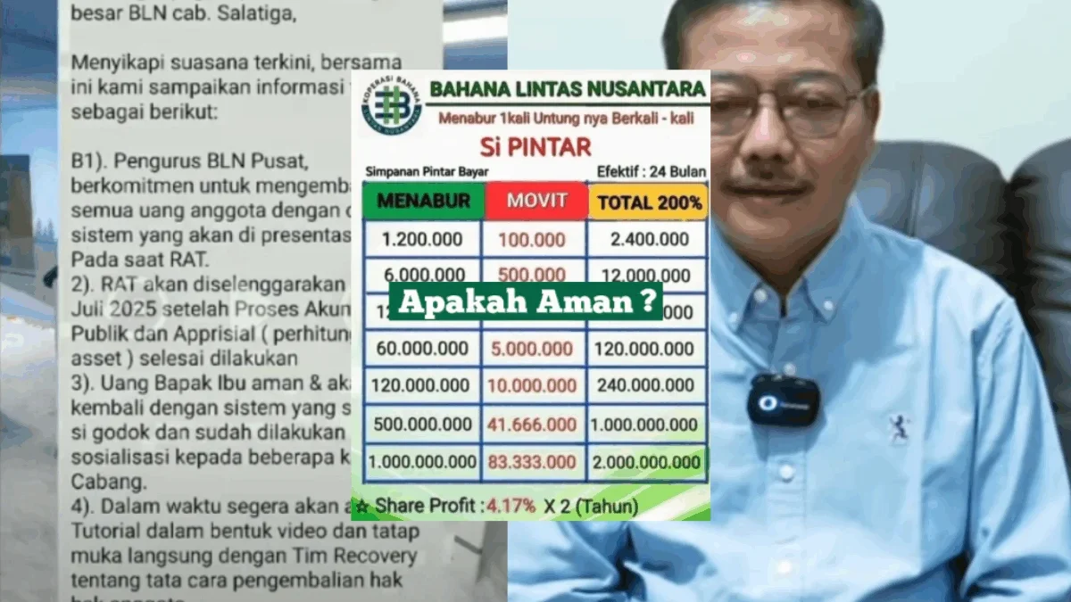 Janji Manis Ketua, Akhirnya Koperasi Bahana Lintas Nusantara BLN Akan RAT Juli