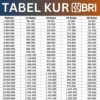 Skema Tabel KUR BRI 2025 Edisi Bulan Juli Terbaru