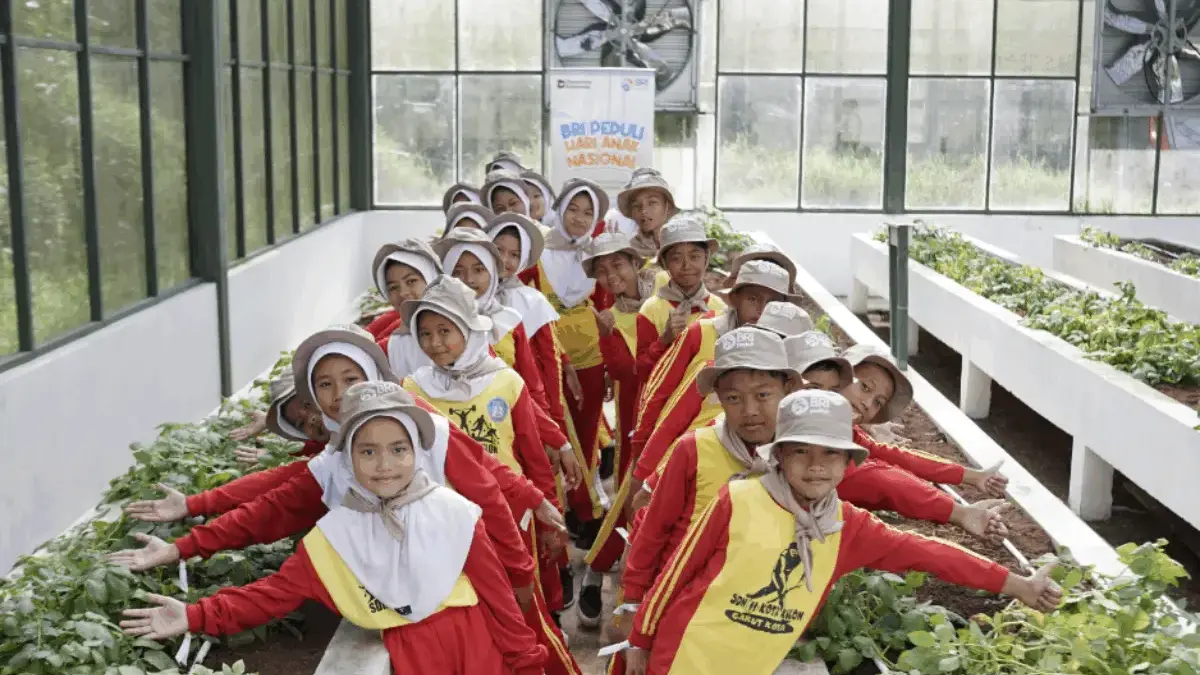 BRI Region 9 Bandung Peringati Hari Anak Nasional 2025 melalui Kegiatan Agroedukasi