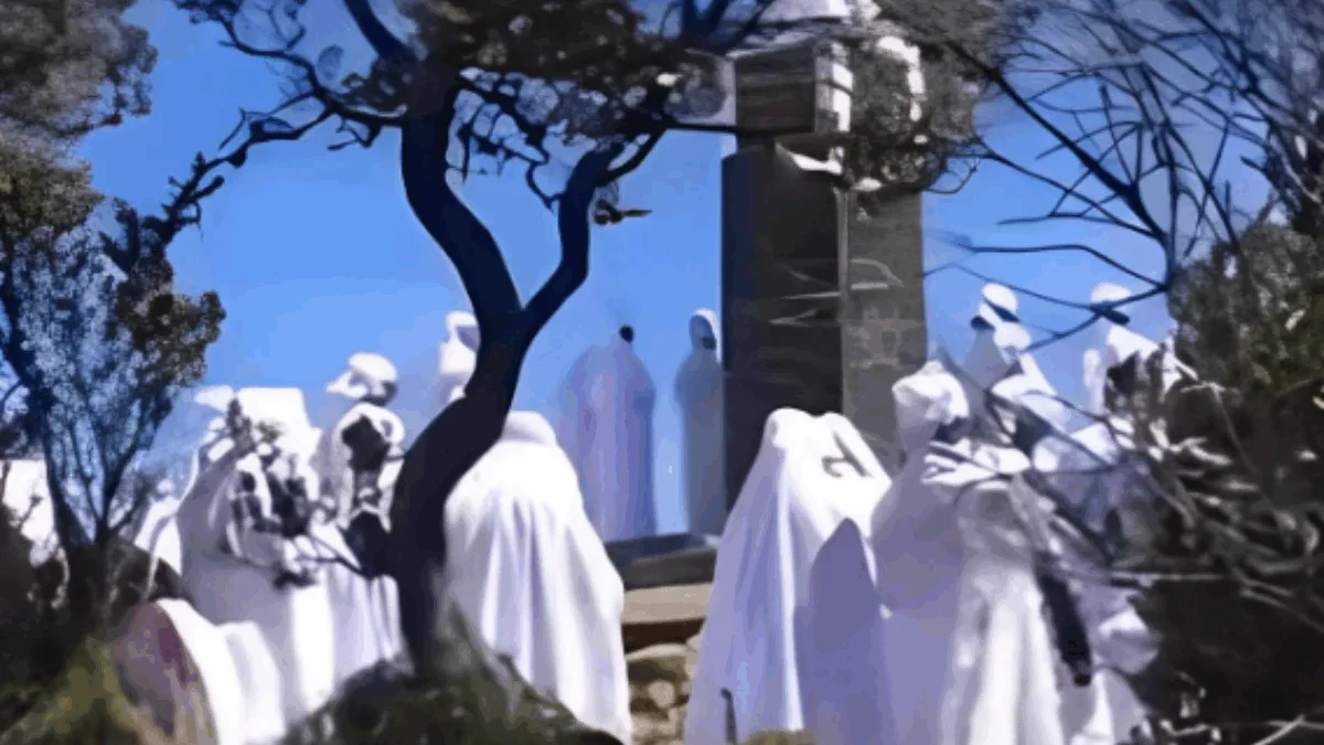 Link Video Viral Rombongan Baju Putih di Puncak Gunung Lawu, Apakah Mereka Malaikat?