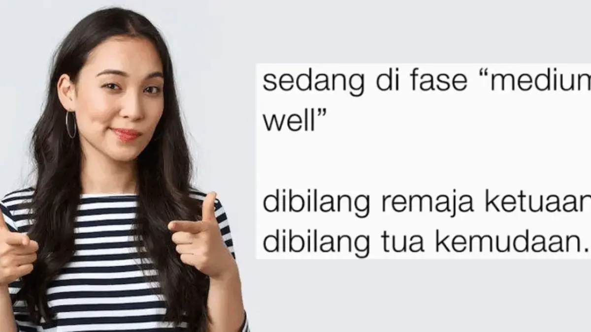 Viral Istilah “Usia Medium Well”, Apa Artinya dan Setara Umur Berapa? Ini Penjelasannya Viral Istilah “Usia Medium Well”, Apa Artinya dan Setara Umur Berapa? Ini Penjelasannya