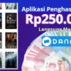 Aplikasi penghasil Saldo DANA gratis.