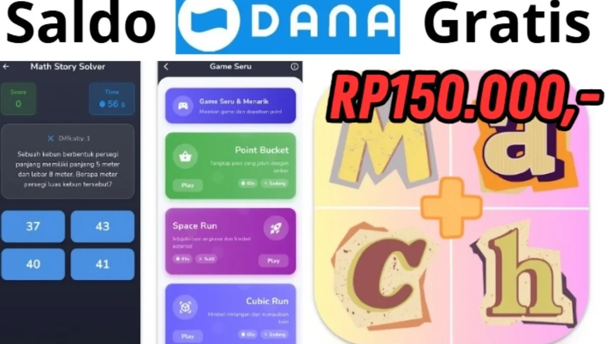Aplikasi game penghasil Saldo DANA gratis
