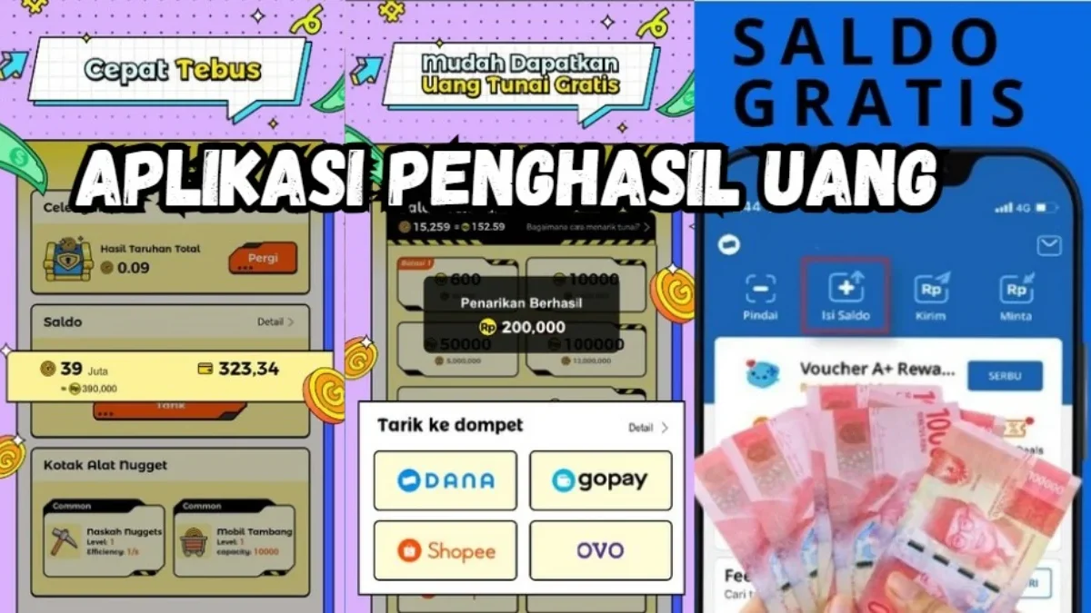 Aplikasi Penghasil uang terbaru 2025