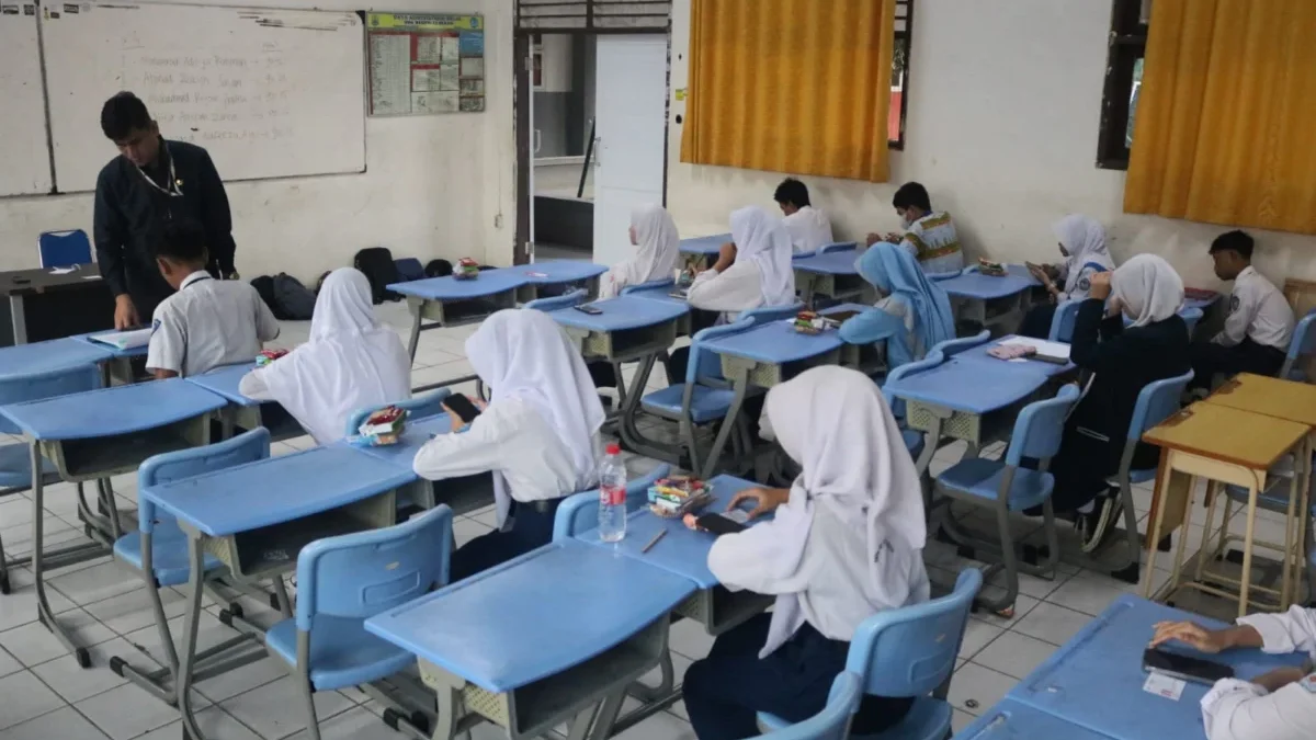 Suasana Tes Terstandar SPMB Prov Jabar.