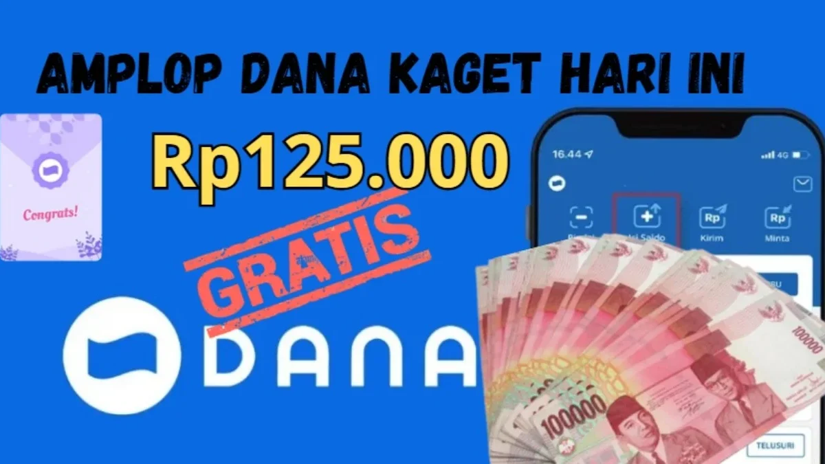 Amplop DANA Kaget spesial hari ini.