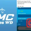 Aplikasi OMC sukses melakukan pencairan.