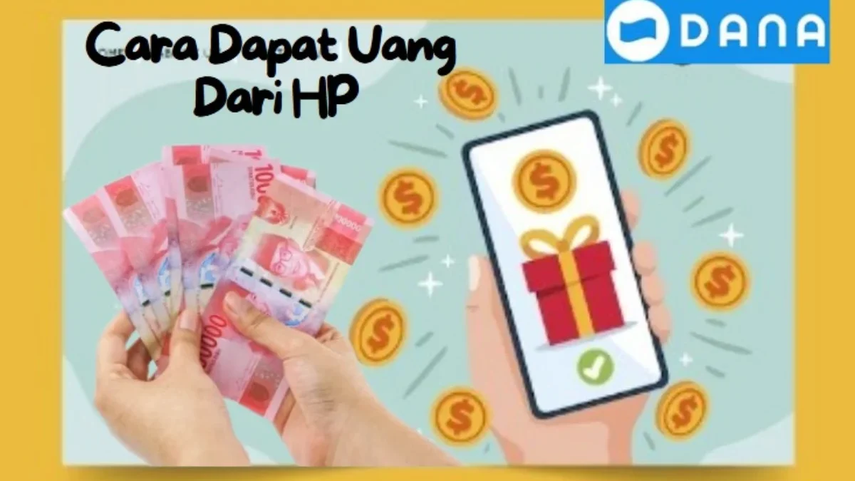 Cara Dapat Uang Rp341.000 Dari HP Tanpa Harus Keluar Rumah Cara dapat uang dari HP paling mudah tahun 2025.