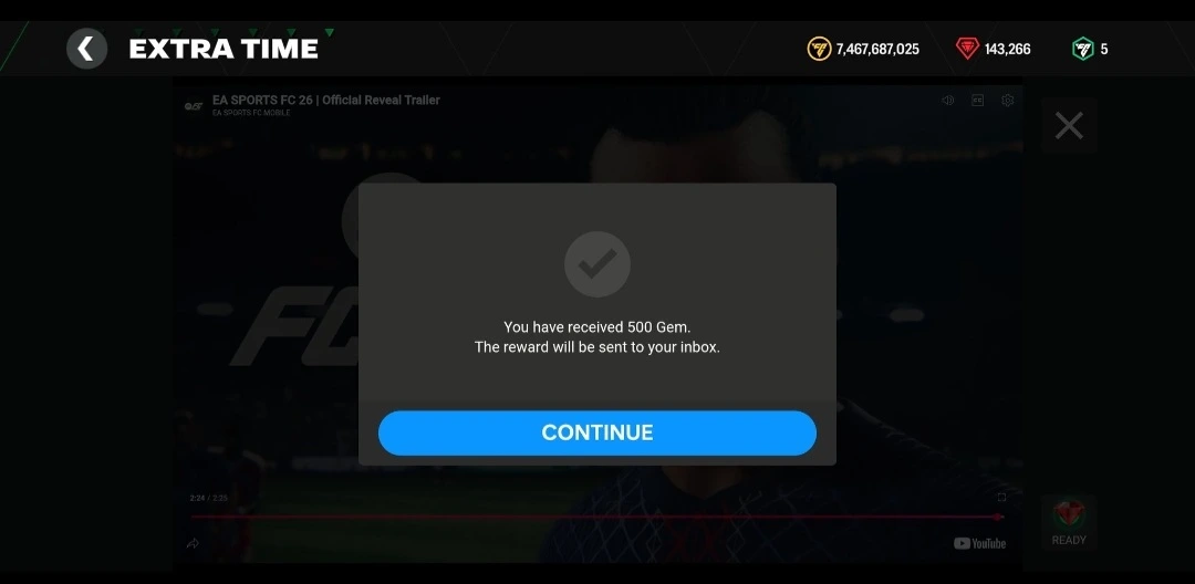 Gak Perlu Kode Redeem dan Effort, Begini Cara Dapat 500 Gems Gratis di FC Mobile