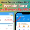 Pemain Baru Terima Bonus Saldo Rp140.000 dari Game Penghasil Uang 2025