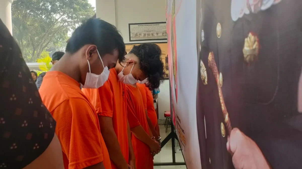 Keroyok Warga Kota Bandung, Empat Pesilat asal Jatim Dibekuk Polisi