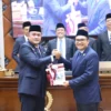 Bupati Bogor Rudy Susmanto bersama DPRD Kabupaten Bogor menggelar rapat paripurna, Jumat (11/7)
