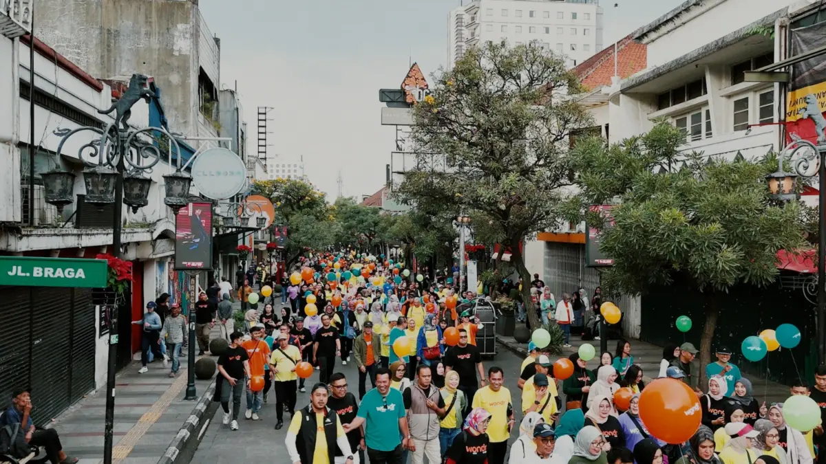 KOLABIRATIF: Wondr Celebration Series menjadi kegiatan utama yang memadukan promosi gaya hidup, olahraga, seni