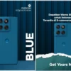 Motorola edge 60 Fusion Kini Tersedia dalam Warna Biru Pantone® Mykonos.
